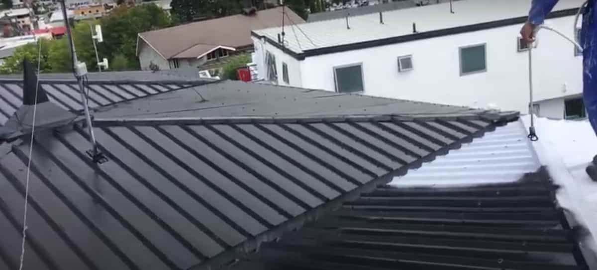 painting a colorbond roof