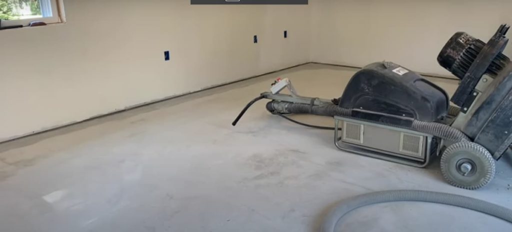 the process of burnished concrete flooring